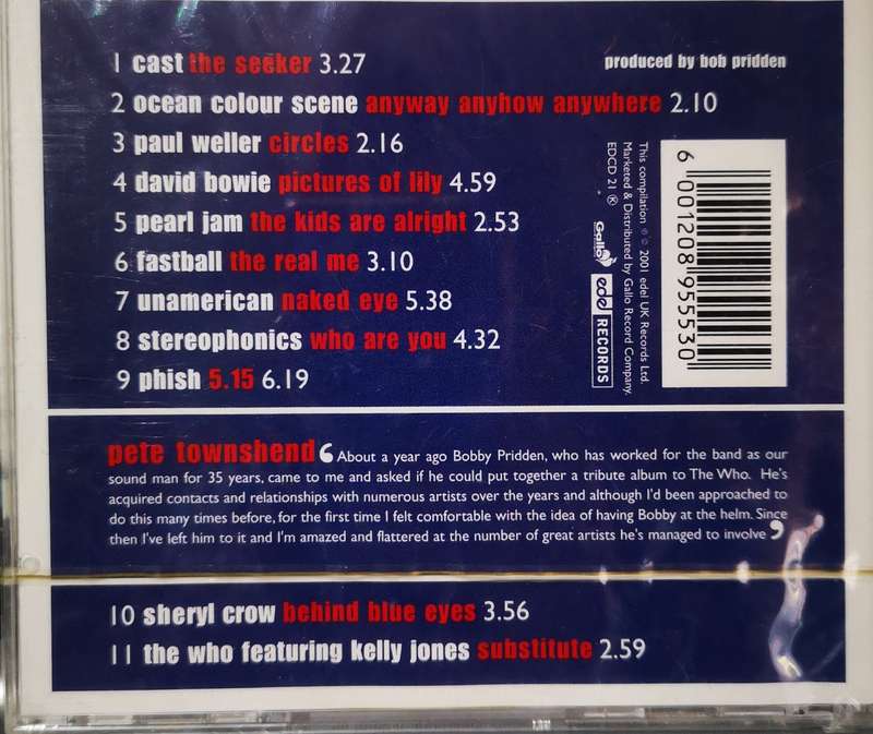 Substitute - The Songs Of The Who (Various Artists) (CD) [New]