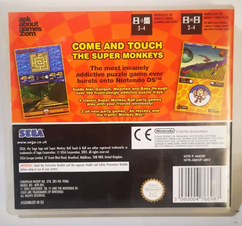 Super Monkey Ball - Touch & Roll (Nintendo DS)