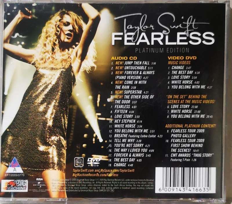 Taylor Swift - Fearless Platinum Edition (CD+DVD)