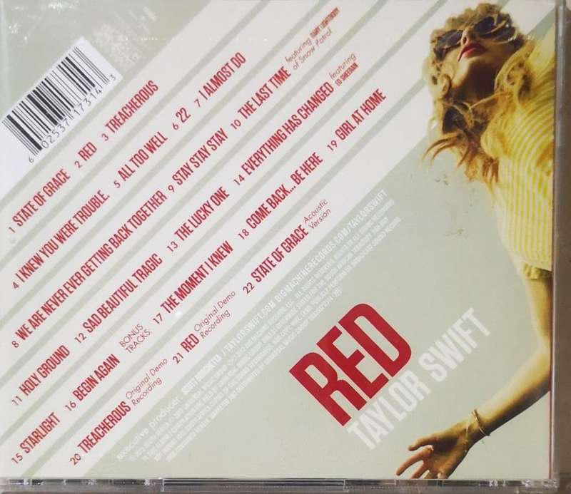 Taylor Swift - Red Deluxe Edition (CD+DVD)