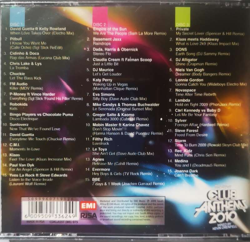 The Best Club Anthems 2010 (3-CD)