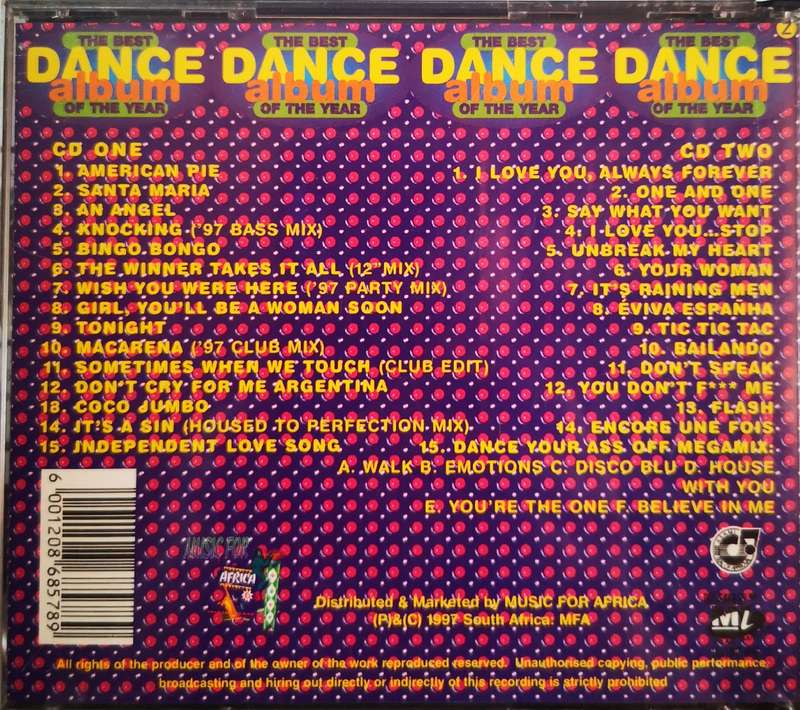 The Best Dance Album Of The Year (2-CD)
