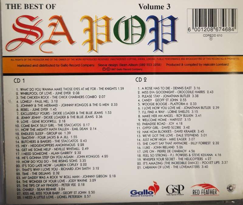 The Best of SA POP - Volume 3 (2-CD)