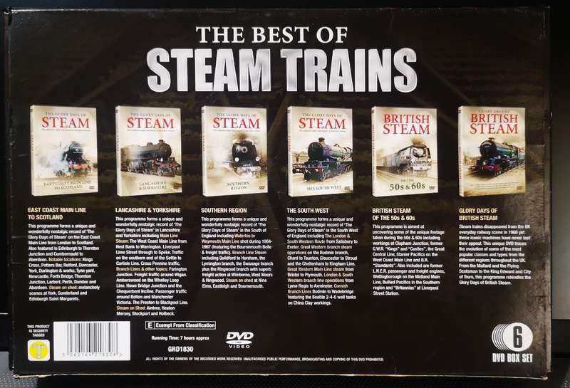 The Best of Steam Trains (6-DVD Box Set)