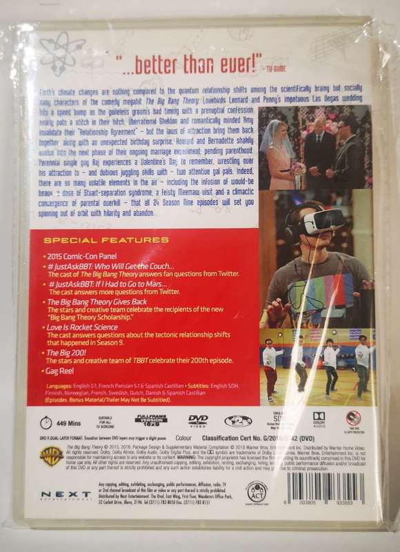 The Big Bang Theory - Season 9 (3-DVD)