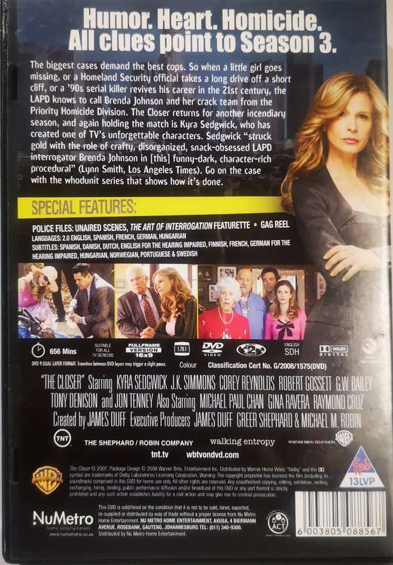 The Closer - Season 3 (4-DVD)