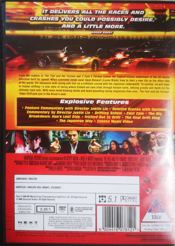 The Fast and the Furious 3 - Tokyo Drift (DVD)