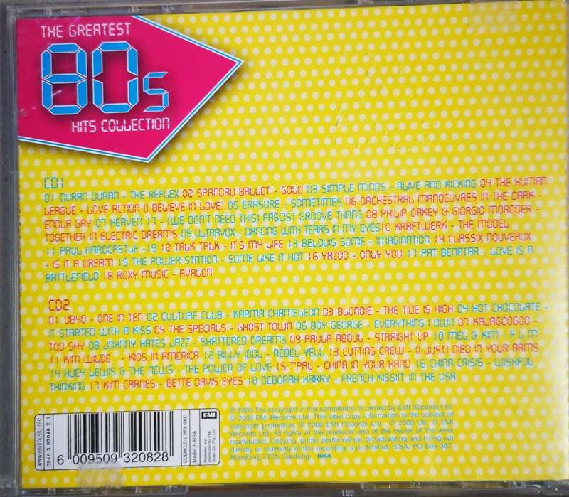 The Greatest 80s Hits Collection (2-CD)