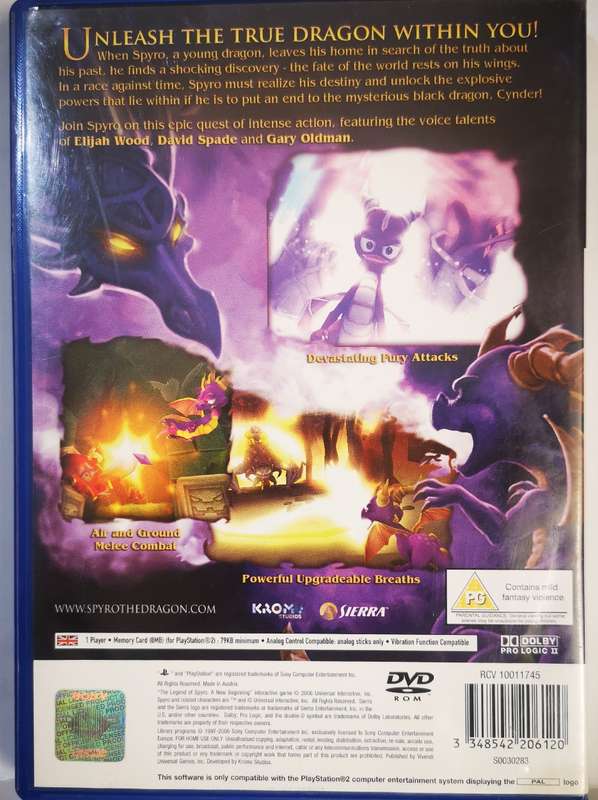 The Legend of Spyro - A New Beginning (PS2)