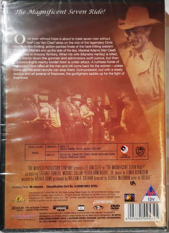 The Magnificent Seven Ride! (DVD)