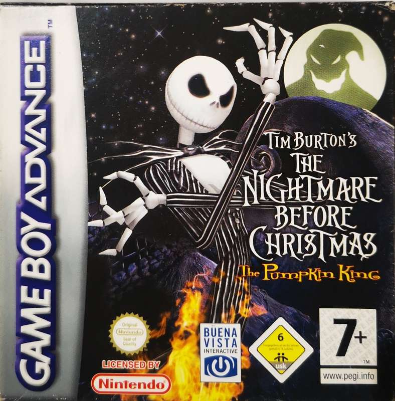 The Nightmare Before Christmas - The Pumpkin King (Game Boy Advance)