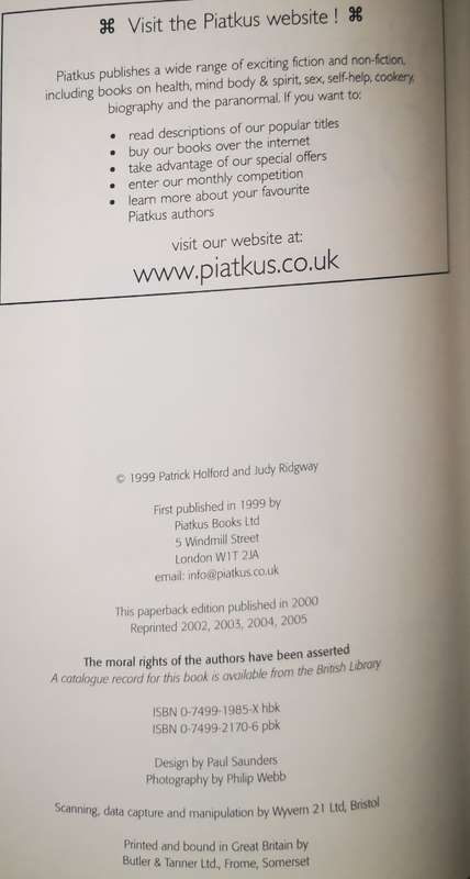 The Optimum Nutrition Cookbook - Patrick Holford (Book)