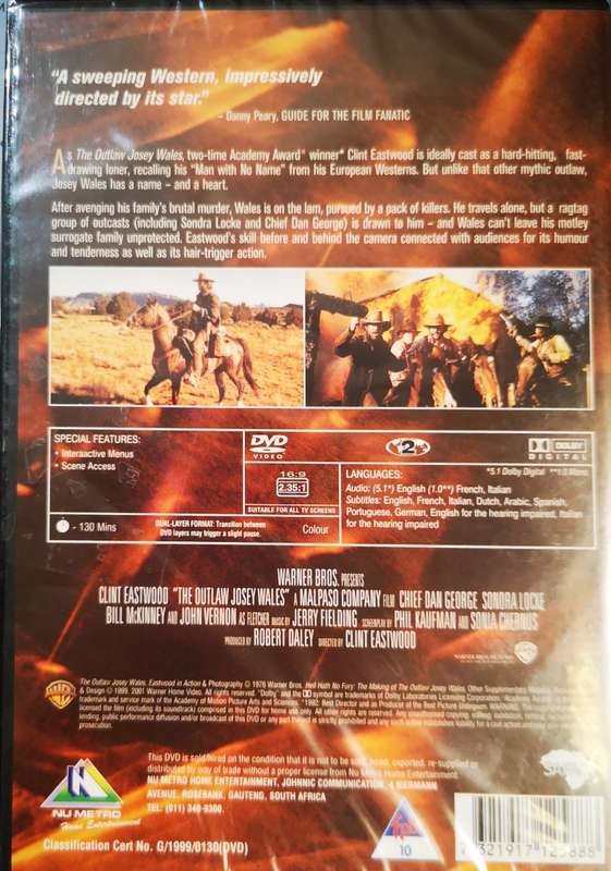 The Outlaw Josey Wales (DVD) [New]