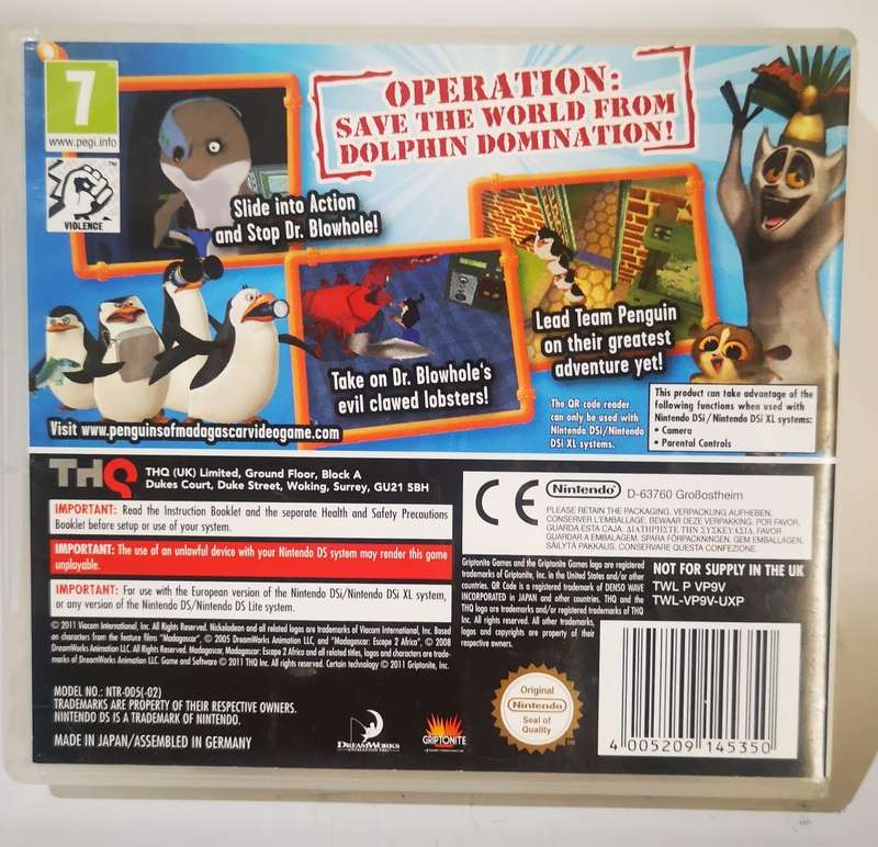 The Penguins of Madagascar - Dr Blowhole Returns Again (Nintendo DS)