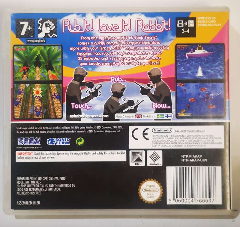 The Rub Rabbits! (Nintendo DS)