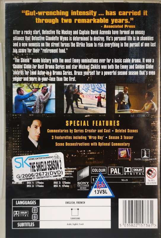 The Shield - Season 2 (4-DVD)