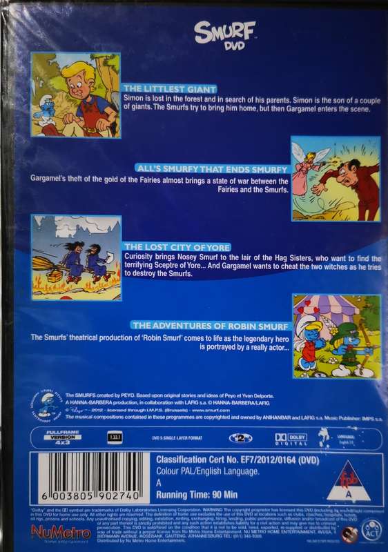 The Smurfs - The Adventures of Robin Smurf (DVD) [New]