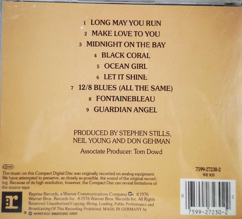 The Stills-Young Band - Long May You Run (CD)