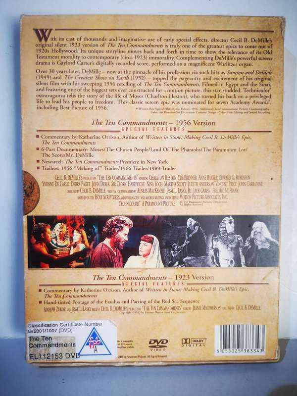 The Ten Commandments - 50th Anniversary Collection (3-DVD)