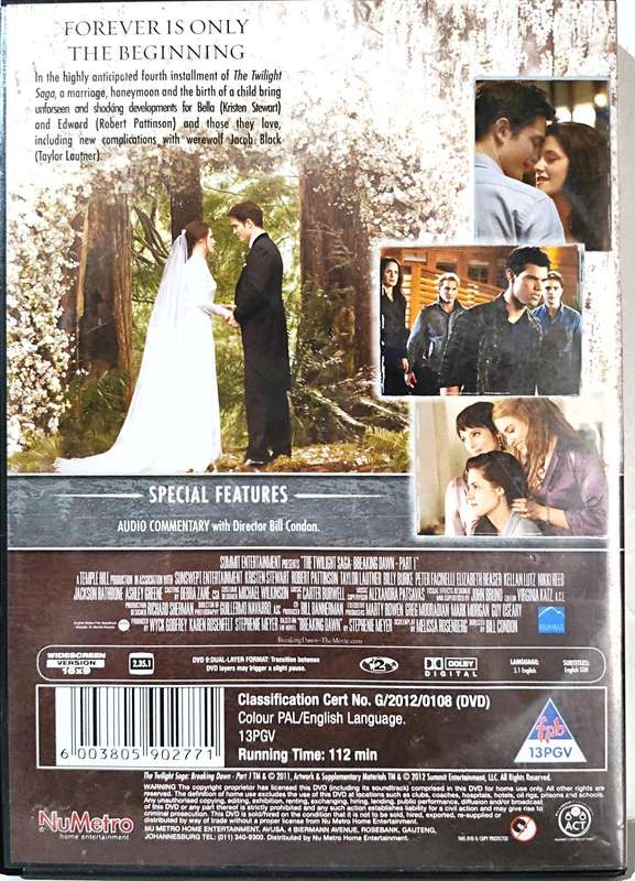 The Twilight Saga - Breaking Dawn Part 1 (DVD)
