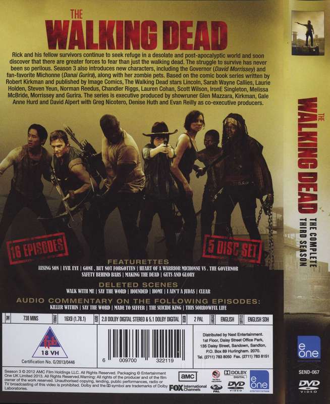 The Walking Dead - Season 3 (5-DVD)