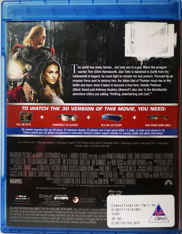 Thor - Limited 3D Edition (3D-Blu-Ray)
