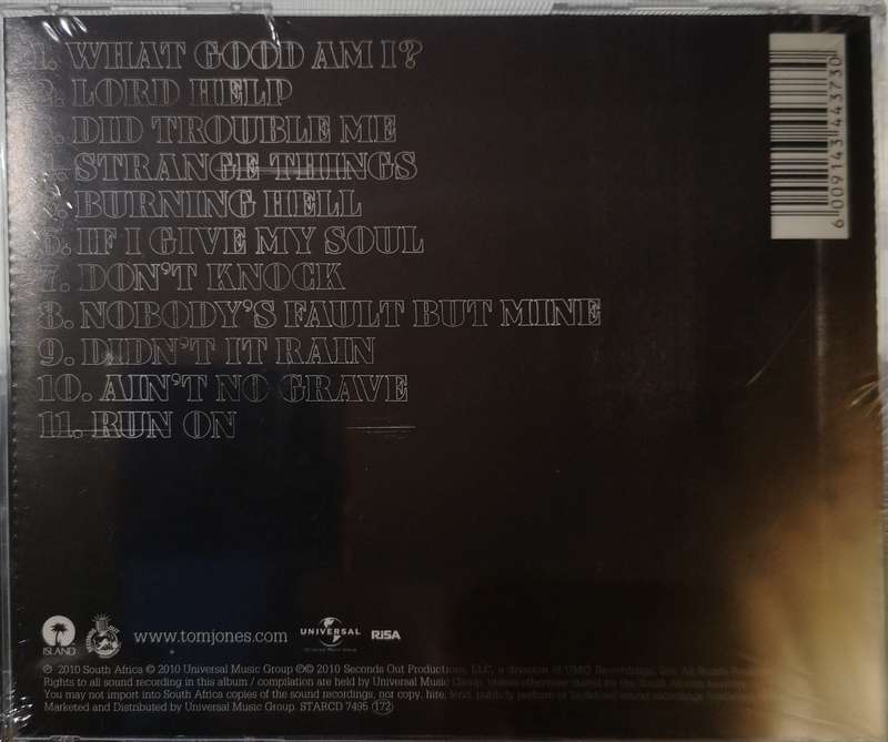 Tom Jones - Praise and Blame (CD) [New]