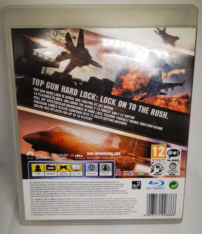 Top Gun - Hard Lock (PS3)