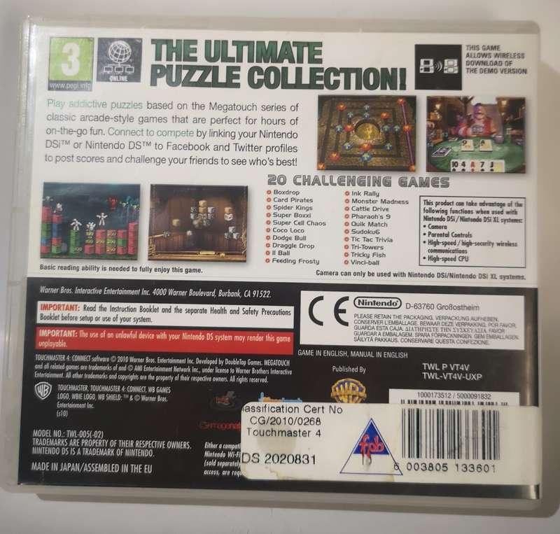 Touchmaster 4 - Connect (Nintendo DS)