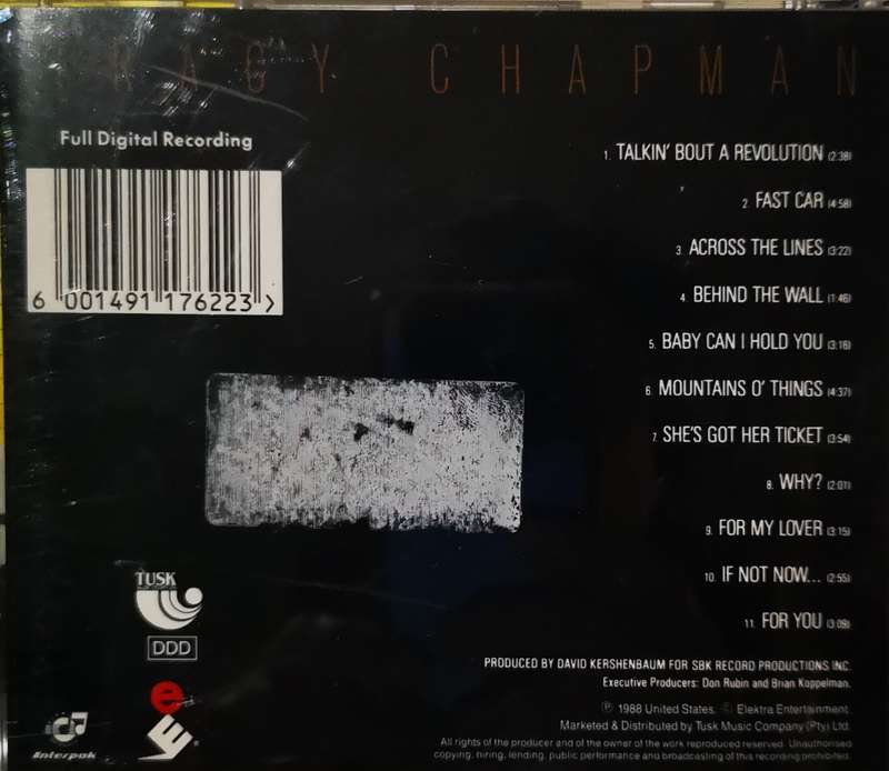 Tracy Chapman - Tracy Chapman (CD)