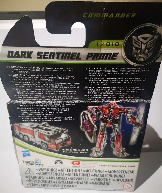 Transformers - Dark of the moon - Dark Sentinel Prime [New]