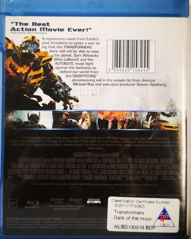 Transformers - Dark of the moon (Blu-ray)