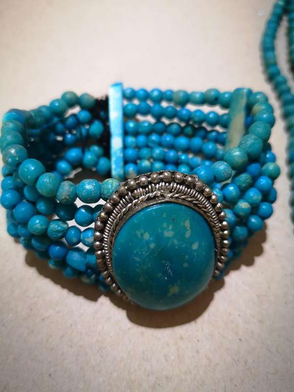 Turquoise-look Fasion Set