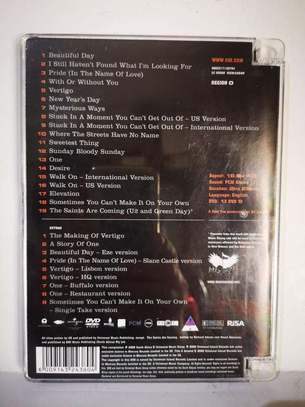 U2 - 18 Videos (DVD)