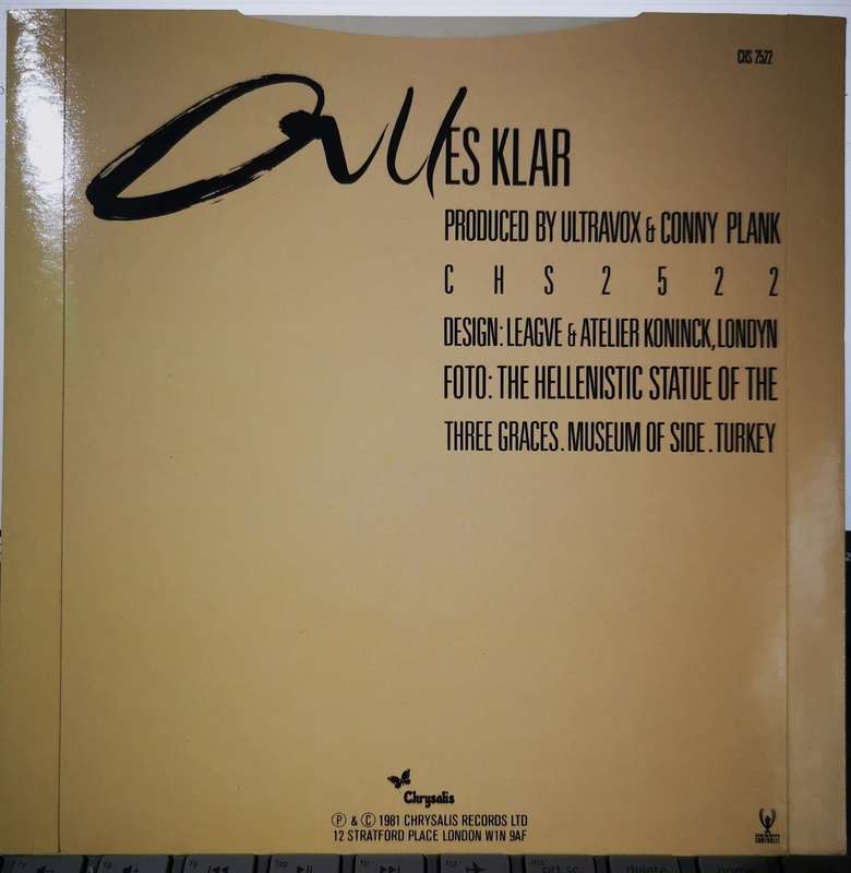 Ultravox - All Stood Still Vinyl LP 7` (New]