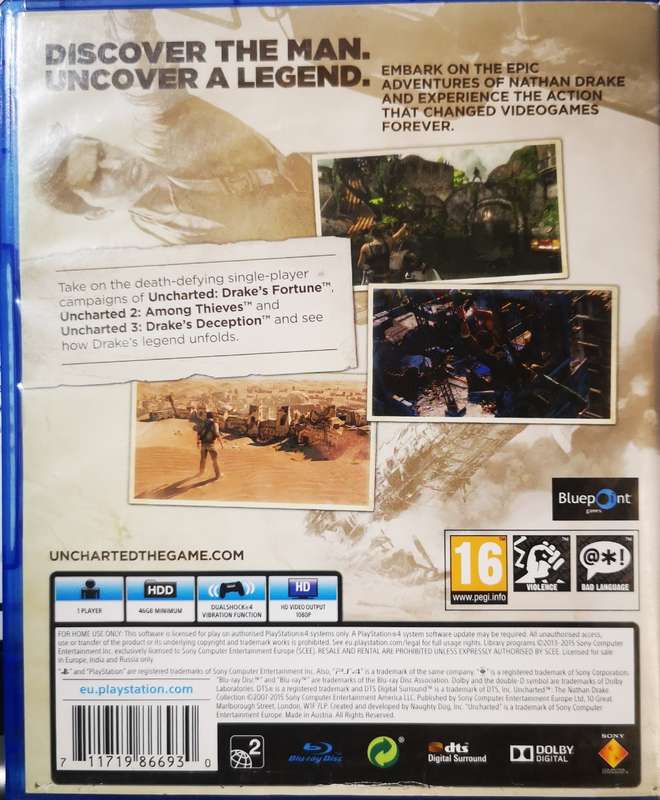 Uncharted - The Nathan Drake Collection (PS4)