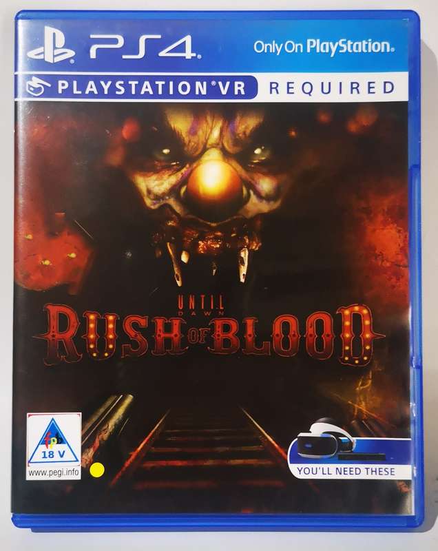Until Dawn - Rush of Blood (PS4 VR) / As New