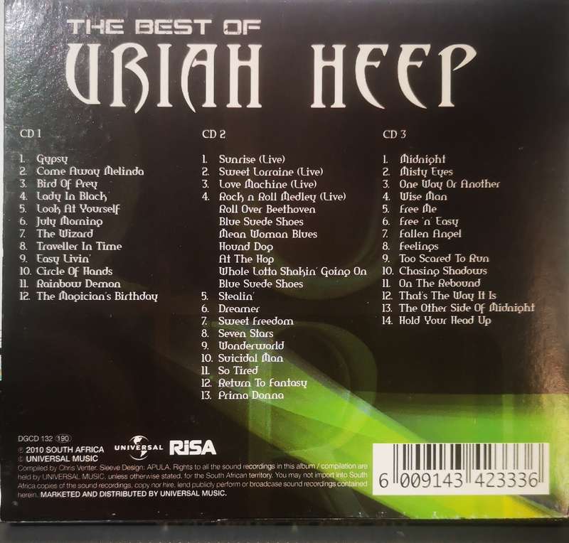 Uriah Heep - The Best of (3-CD)