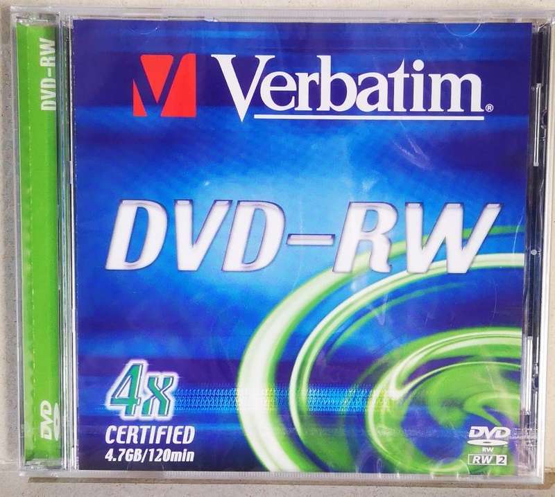 Verbatim DVD-RW 4x - With Jewel Case