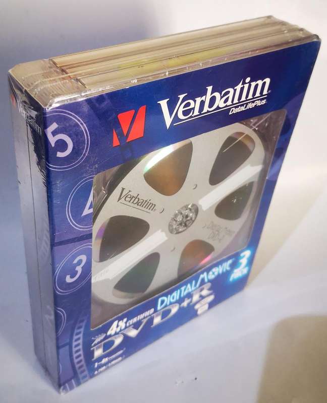 Verbatim Digital Movie - 3 x DVD+R - 4.7 GB 4x - DVD video box (3-DVD) [New]