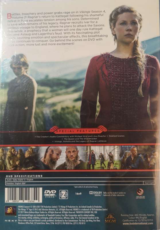 Vikings - Season 4 - Volume 2 (3-DVD)