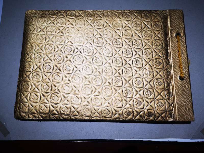 Vintage Golden Photo Album