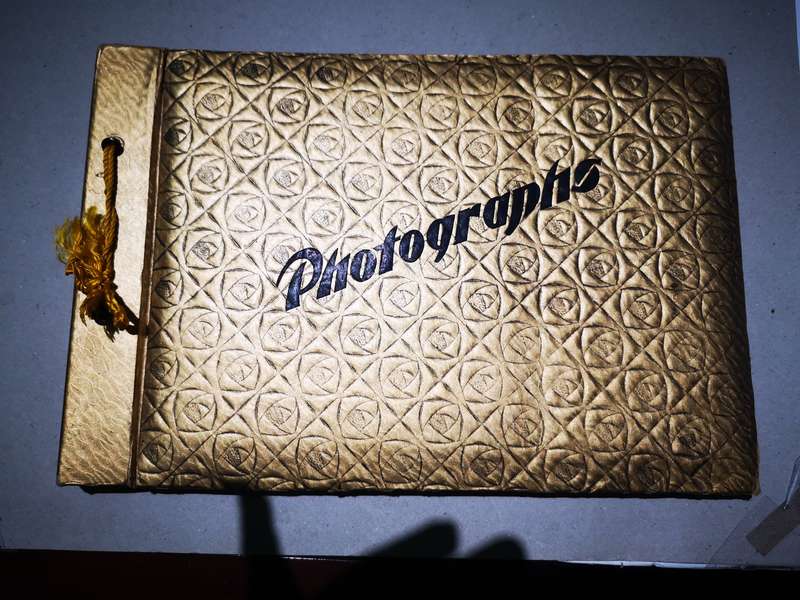 Vintage Golden Photo Album