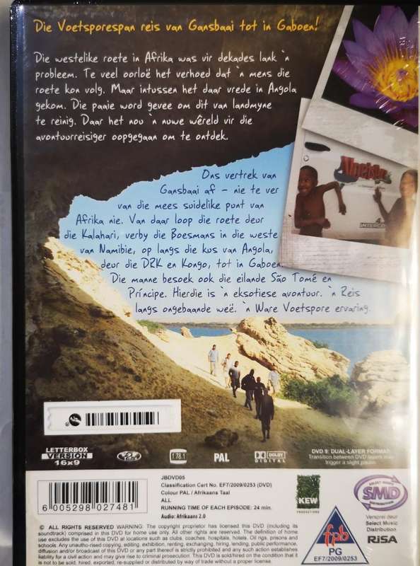Voetspore 5 - Van Gansbaai Tot Gaboen (4-DVD) [New]