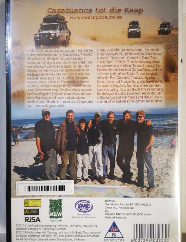 Voetspore 7 - Casablanca tot die Kaap (4-DVD) [New]
