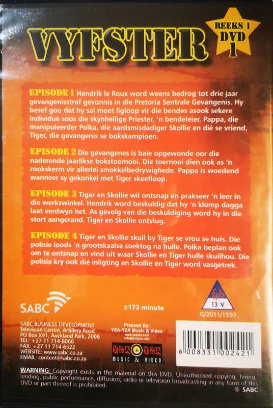 Vyfster Reeks 1 DVD 1 (DVD) [New]