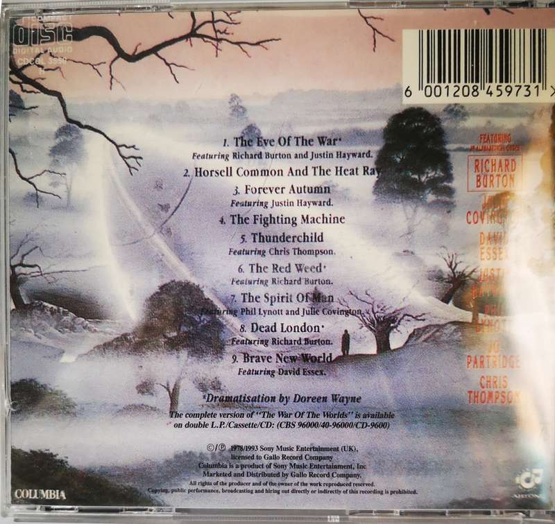 The War Of The Worlds - Highlights From Jeff Wayne's Musical Version (CD)