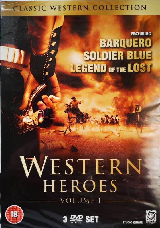 Western Heroes Vol 1 - Soldier Blue/Barquero/Legend of Lost )(3-DVD) [New]