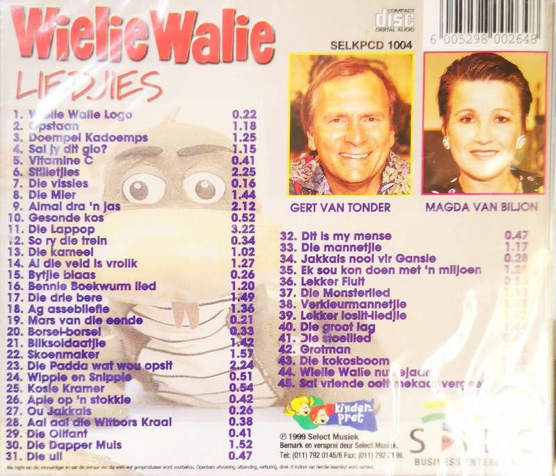 Wielie Walie Liedjies (CD) []