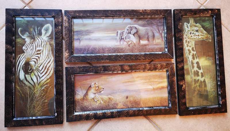 Wildlife Framed Prints (4pc)